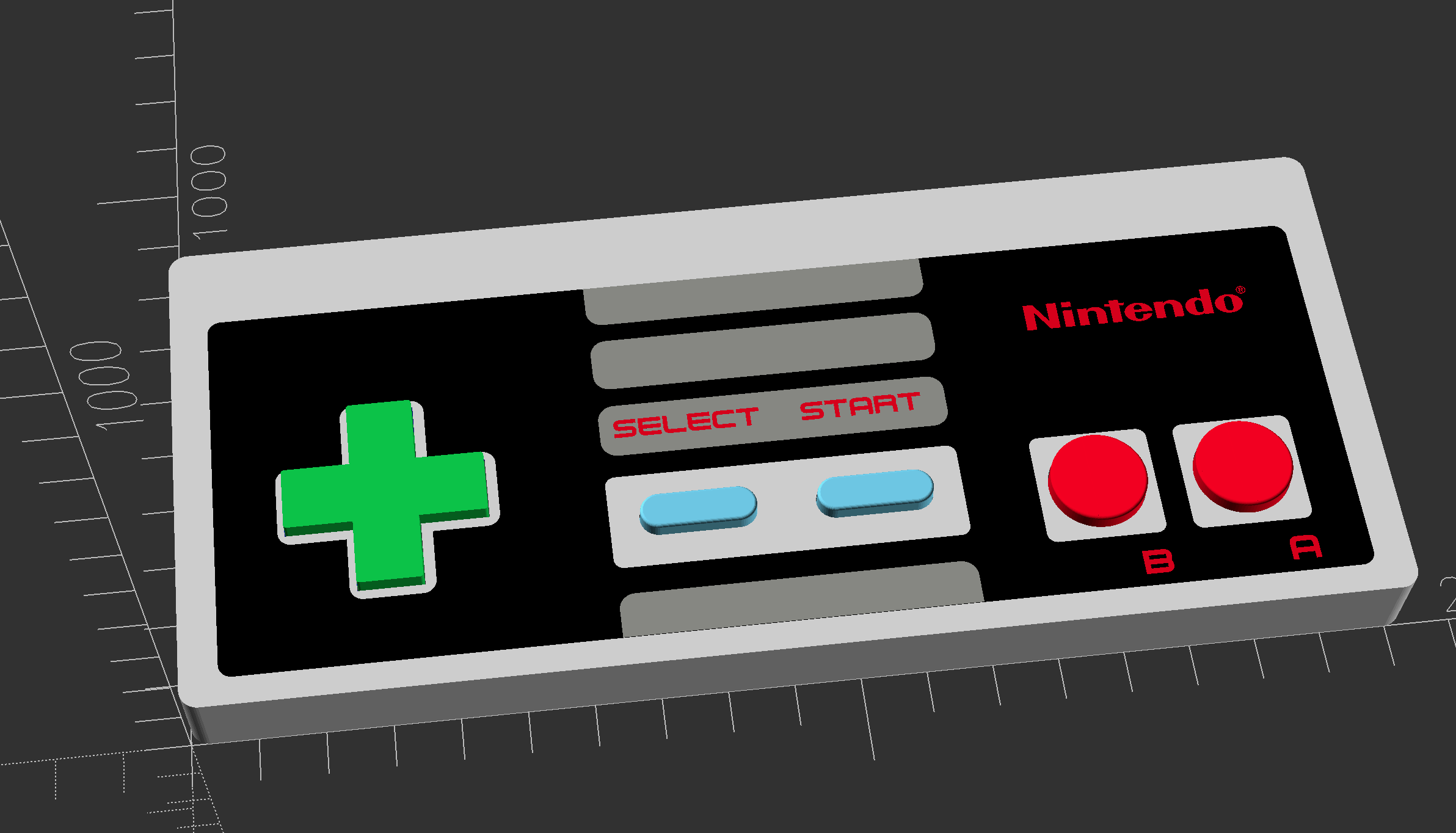 Giant NES Controller 3D Model